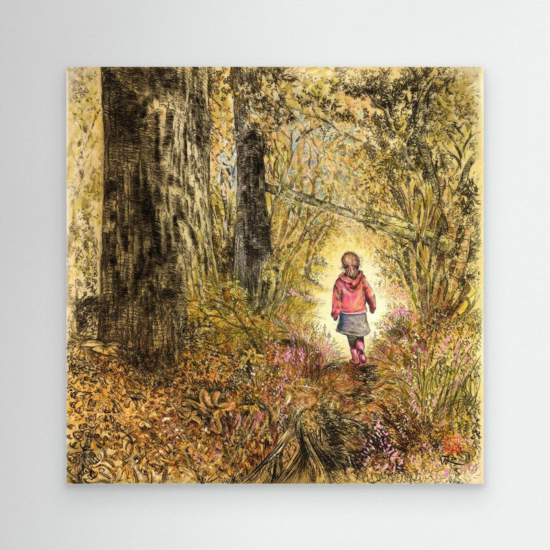 Bluebell wood edition 3 - Autumn - Canvas art print