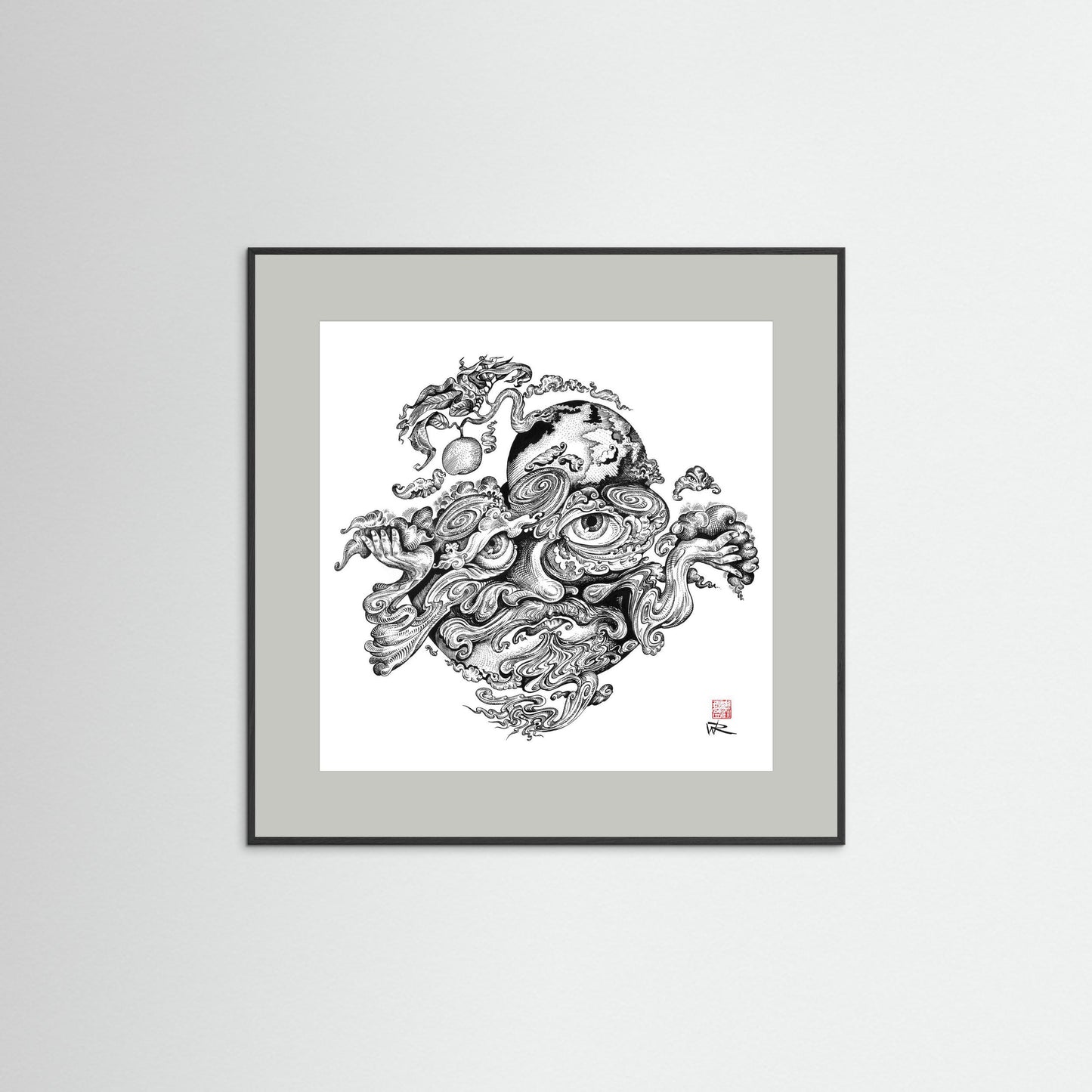 Atlas - paper print
