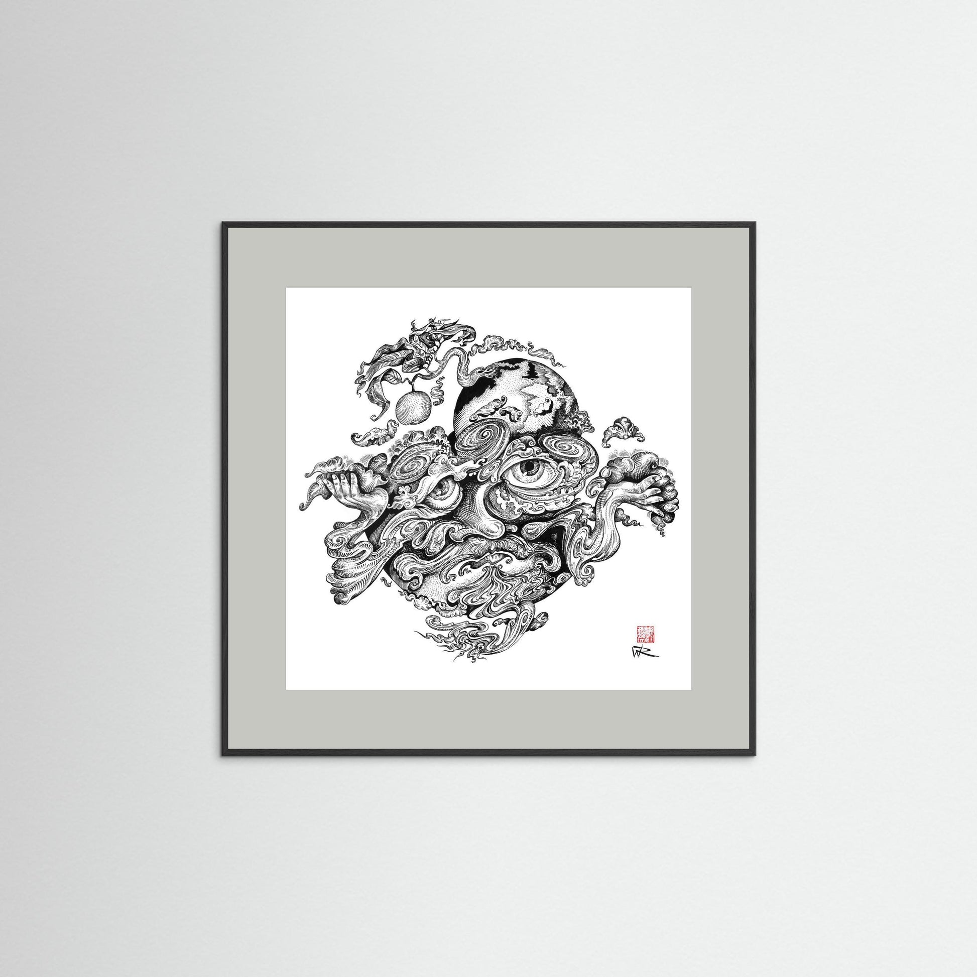 Atlas - paper print