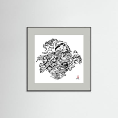 Atlas - paper print