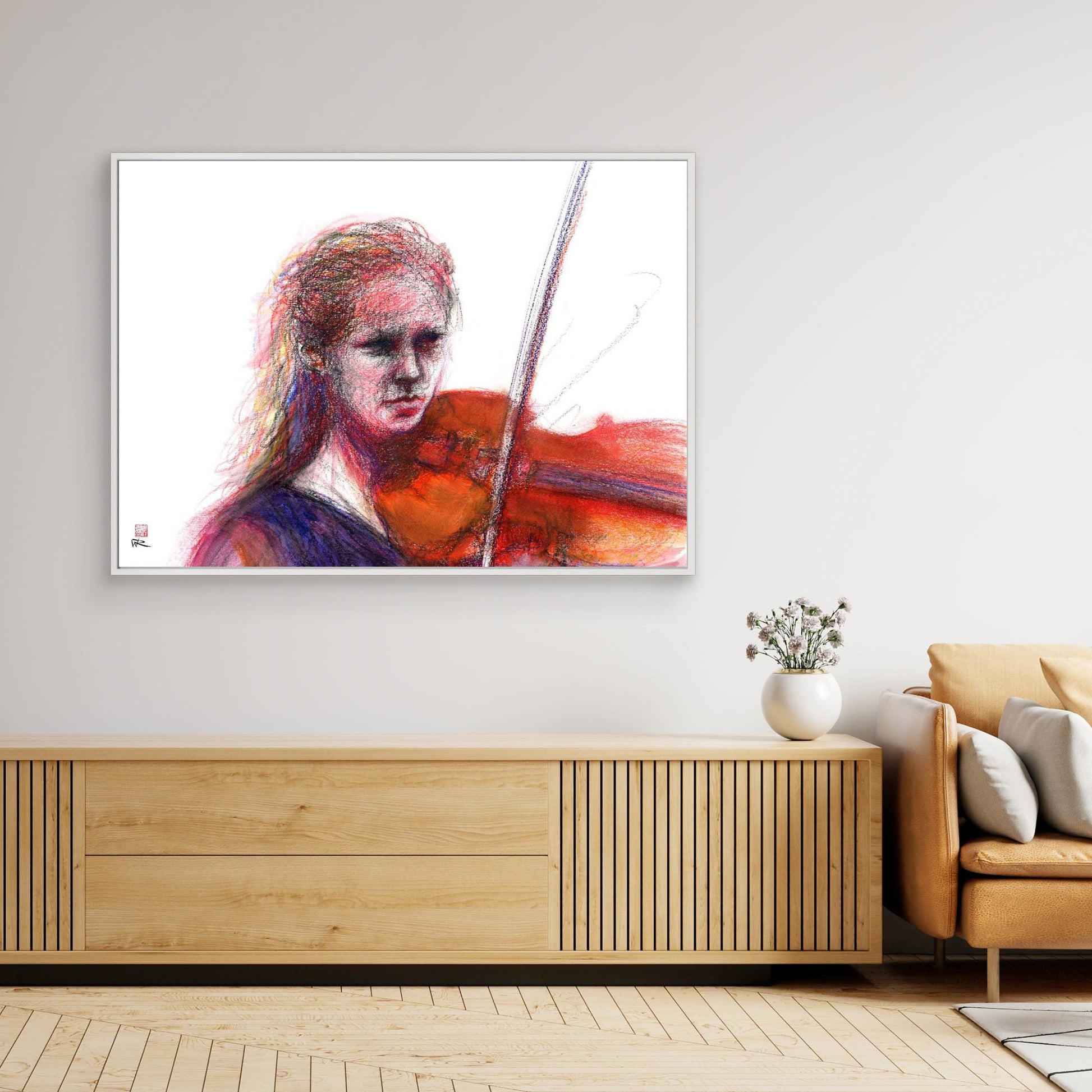 Lost in playing - Canvas print