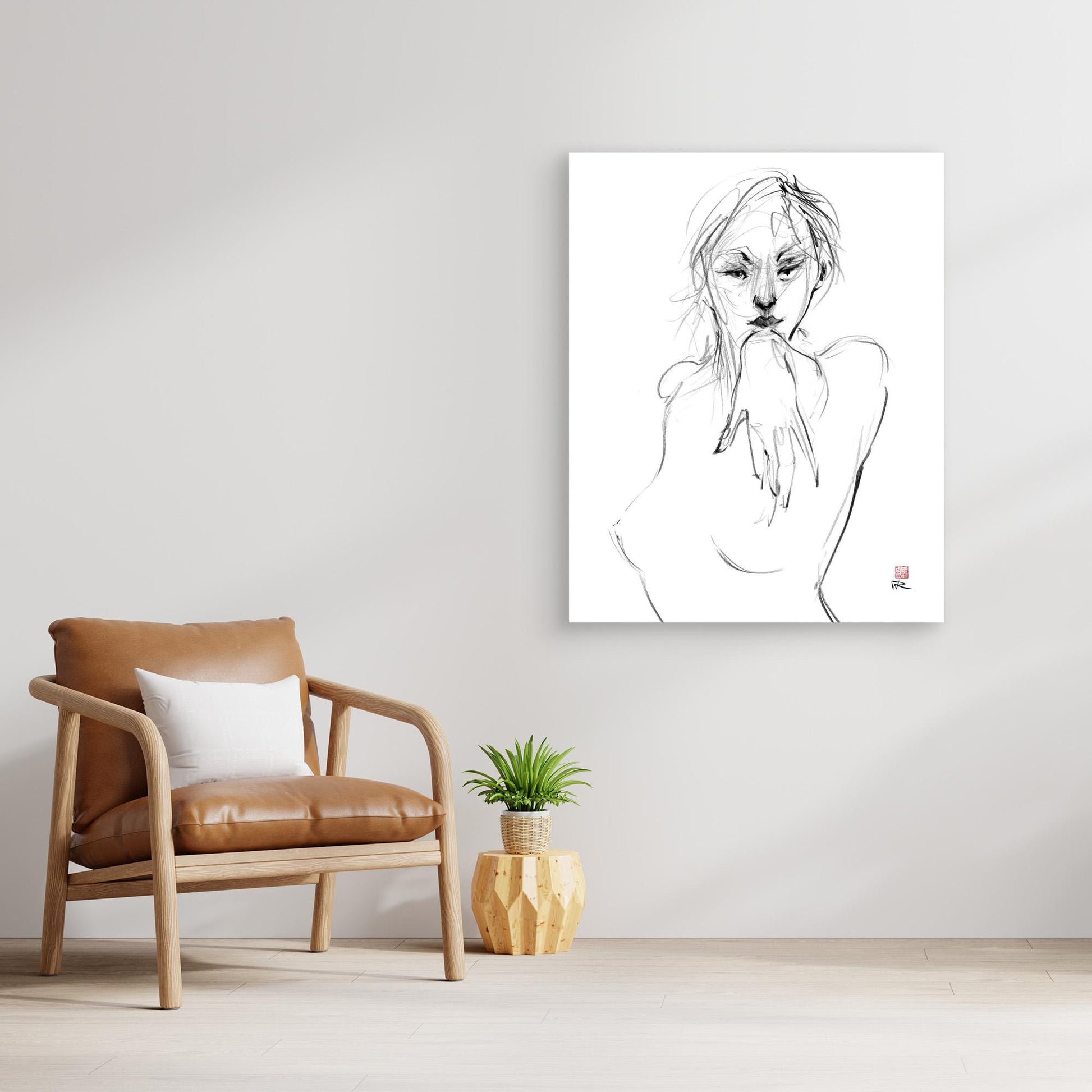 Come hither - Canvas print
