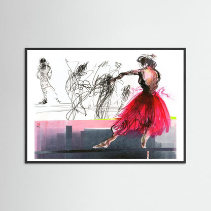Flamenco movement - Paper print