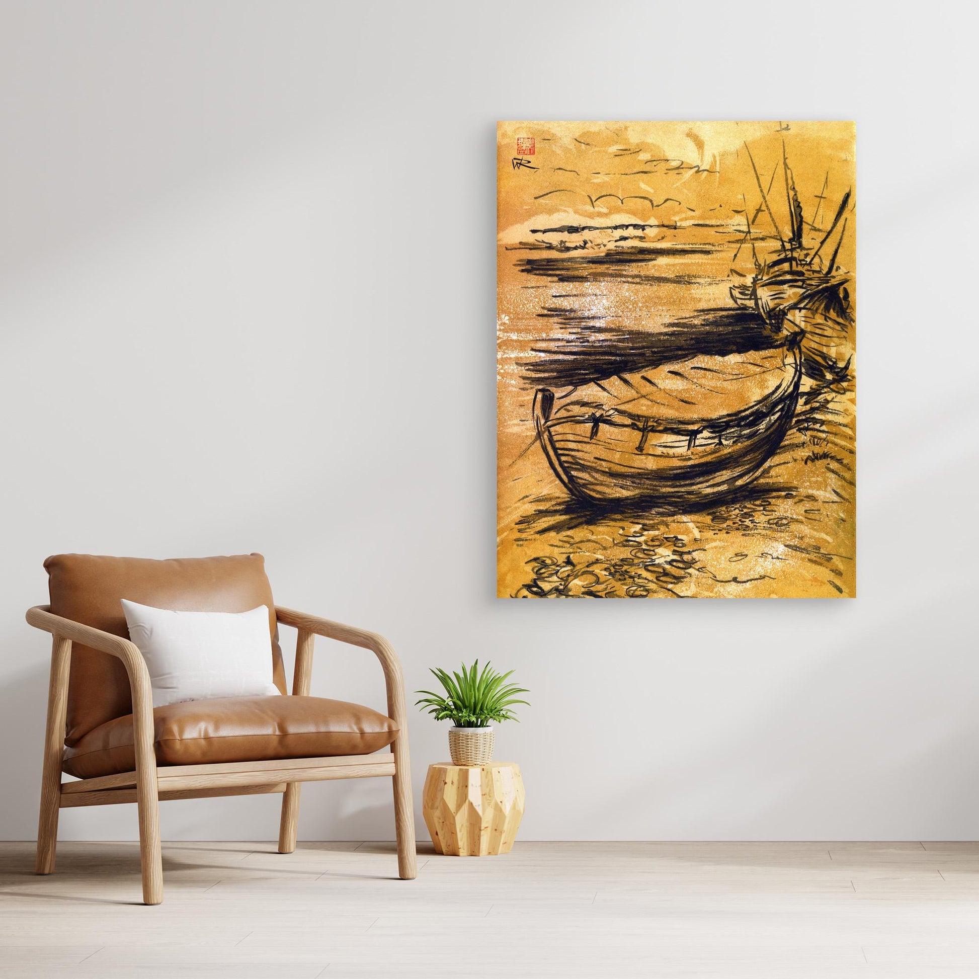 Crab boat edition 3 - Canvas print
