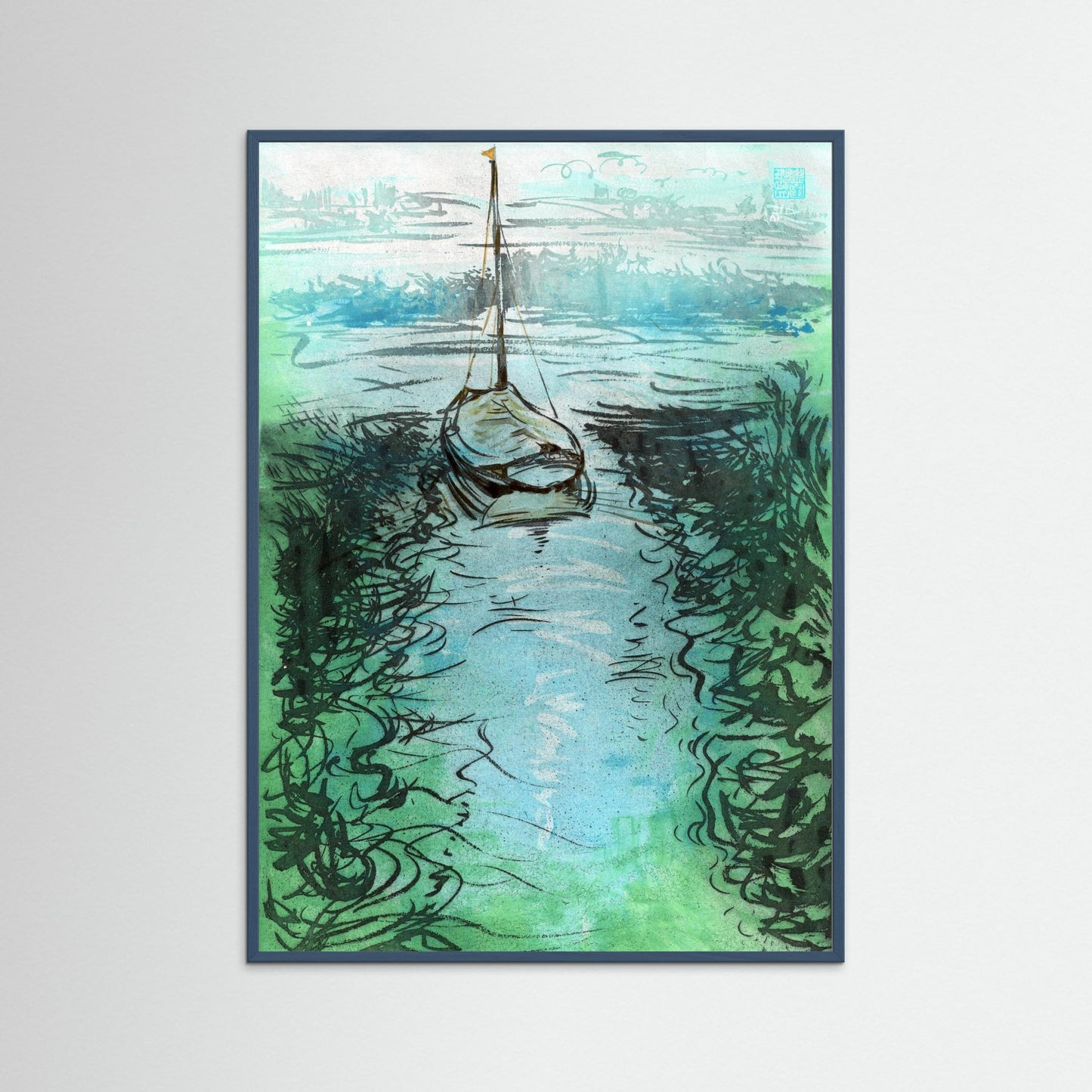 Stiffkey mooring edition 3 - Paper print