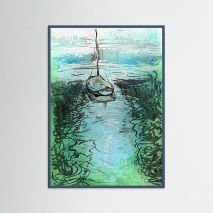 Stiffkey mooring edition 3 - Paper print