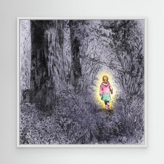 Bluebell Wood edition 4 - Canvas print