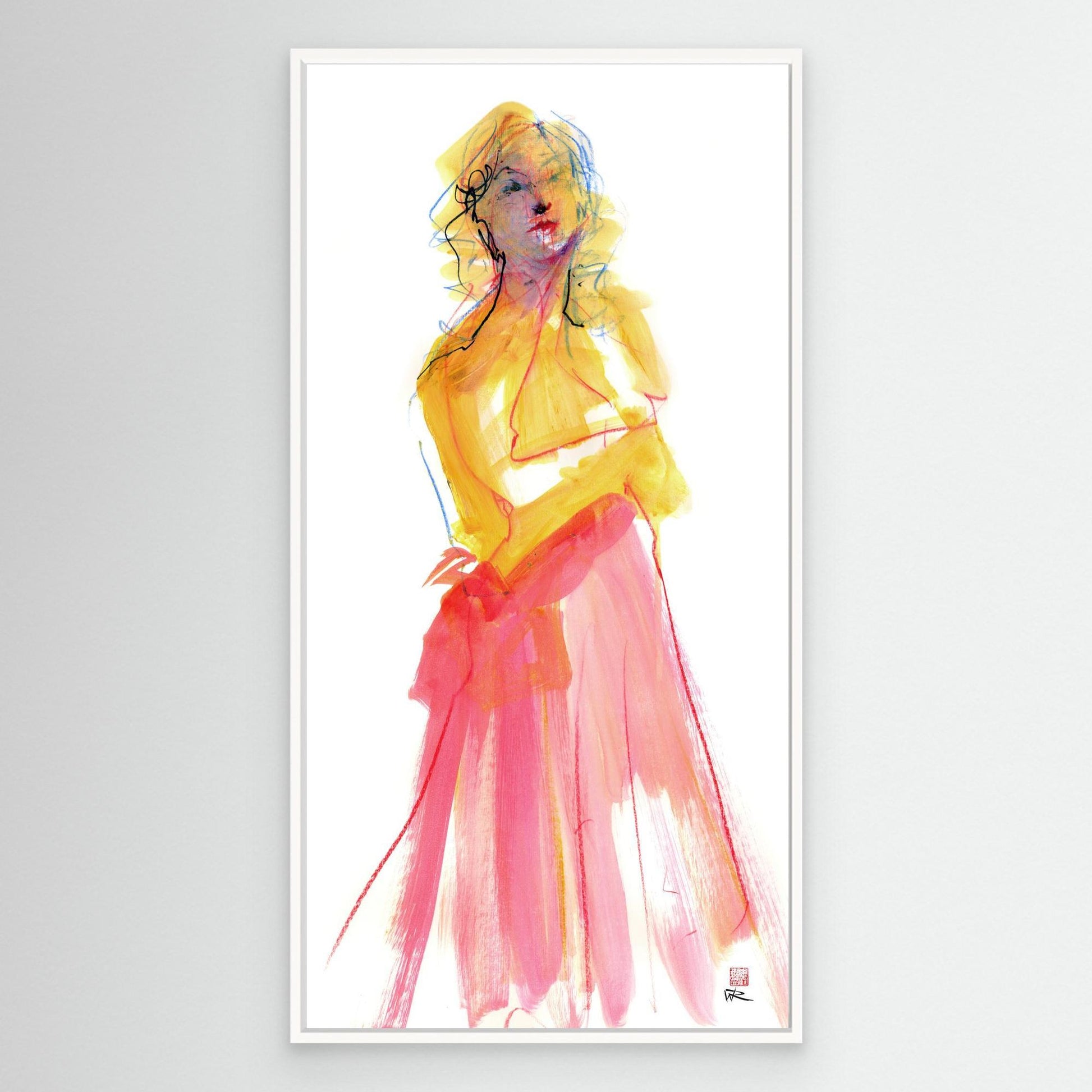 Red riding hood 1 - canvas print
