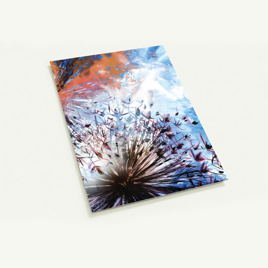 Allium abstract explosion 1 - Pack of 10 Post Cards