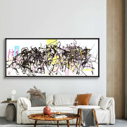 Abstract dance movement 4 - Original painting