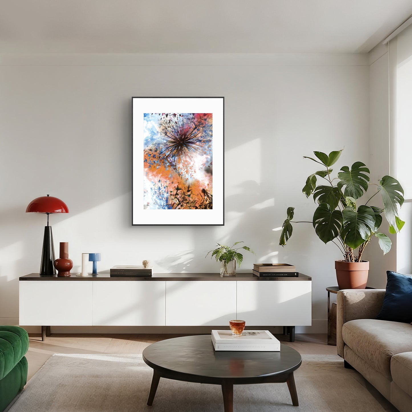 Allium abstract explosion 3 - Print on fine art paper