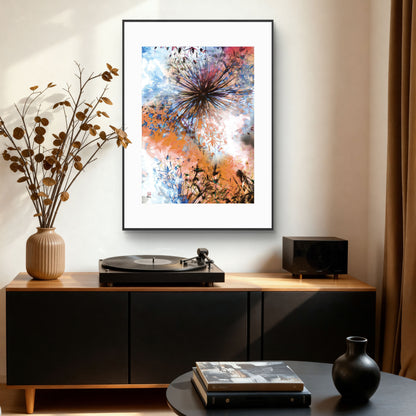 Allium abstract explosion 3 - Print on fine art paper