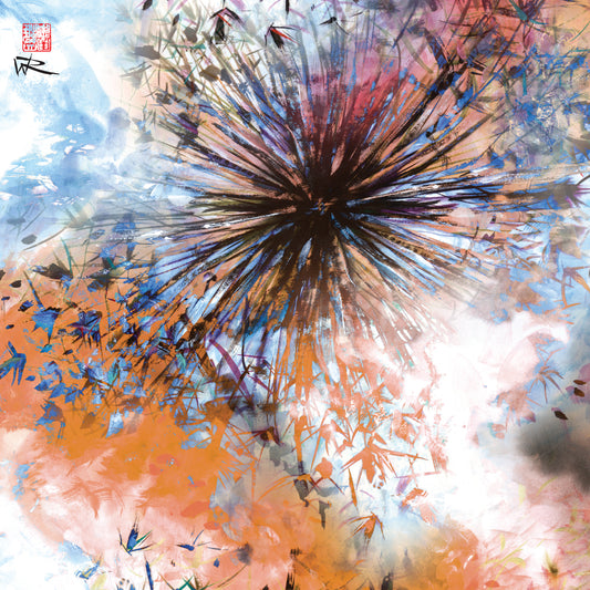 Allium abstract explosion 3 - Print on fine art paper