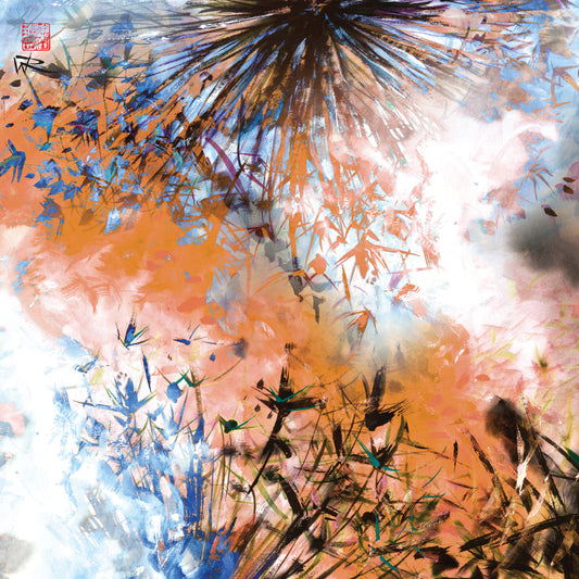 Allium abstract explosion 2 - Print on fine art paper