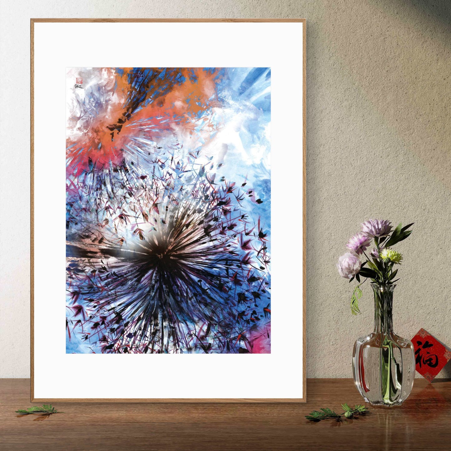 Allium abstract explosion 1 - Print on fine art paper