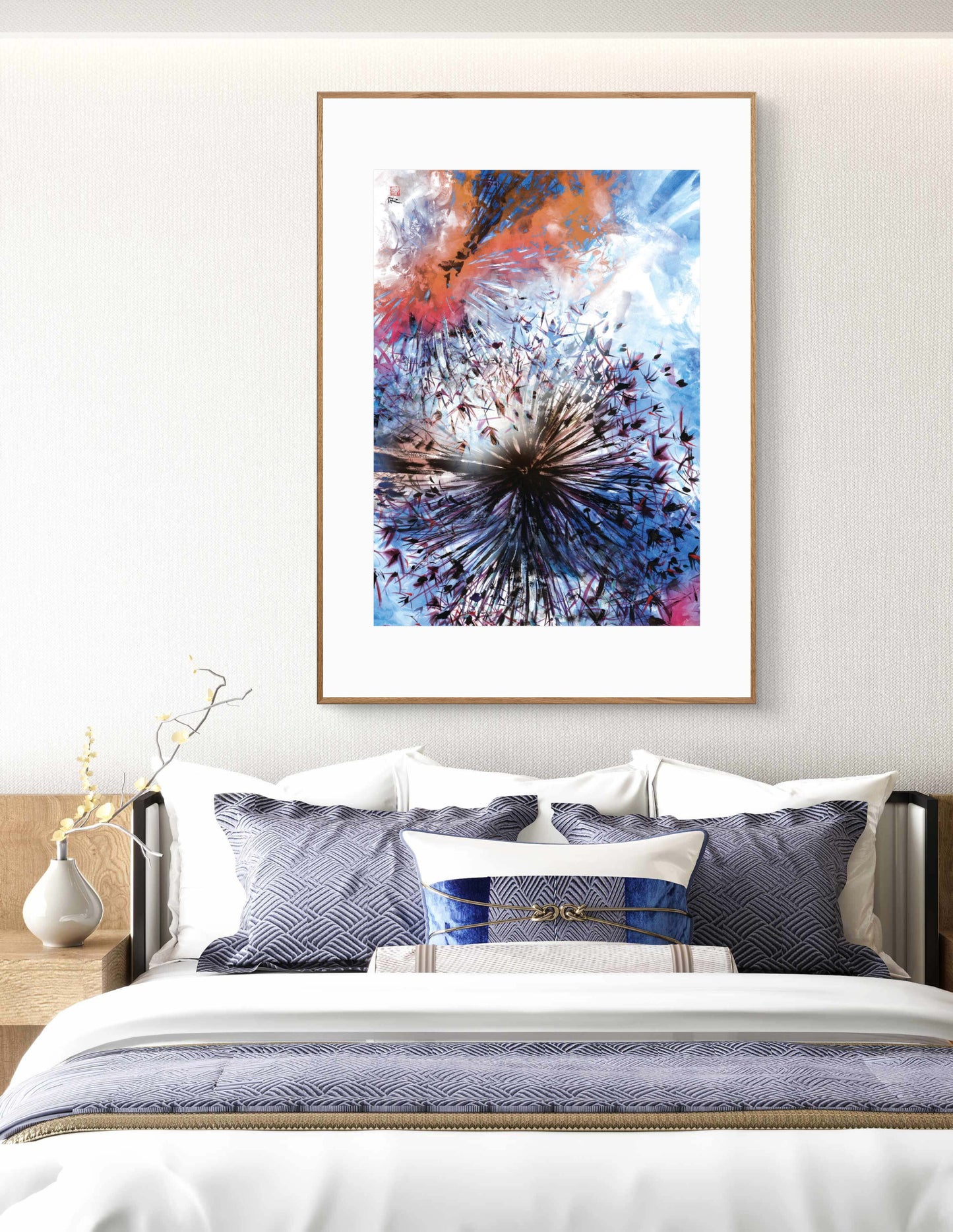 Allium abstract explosion 1 - Print on fine art paper