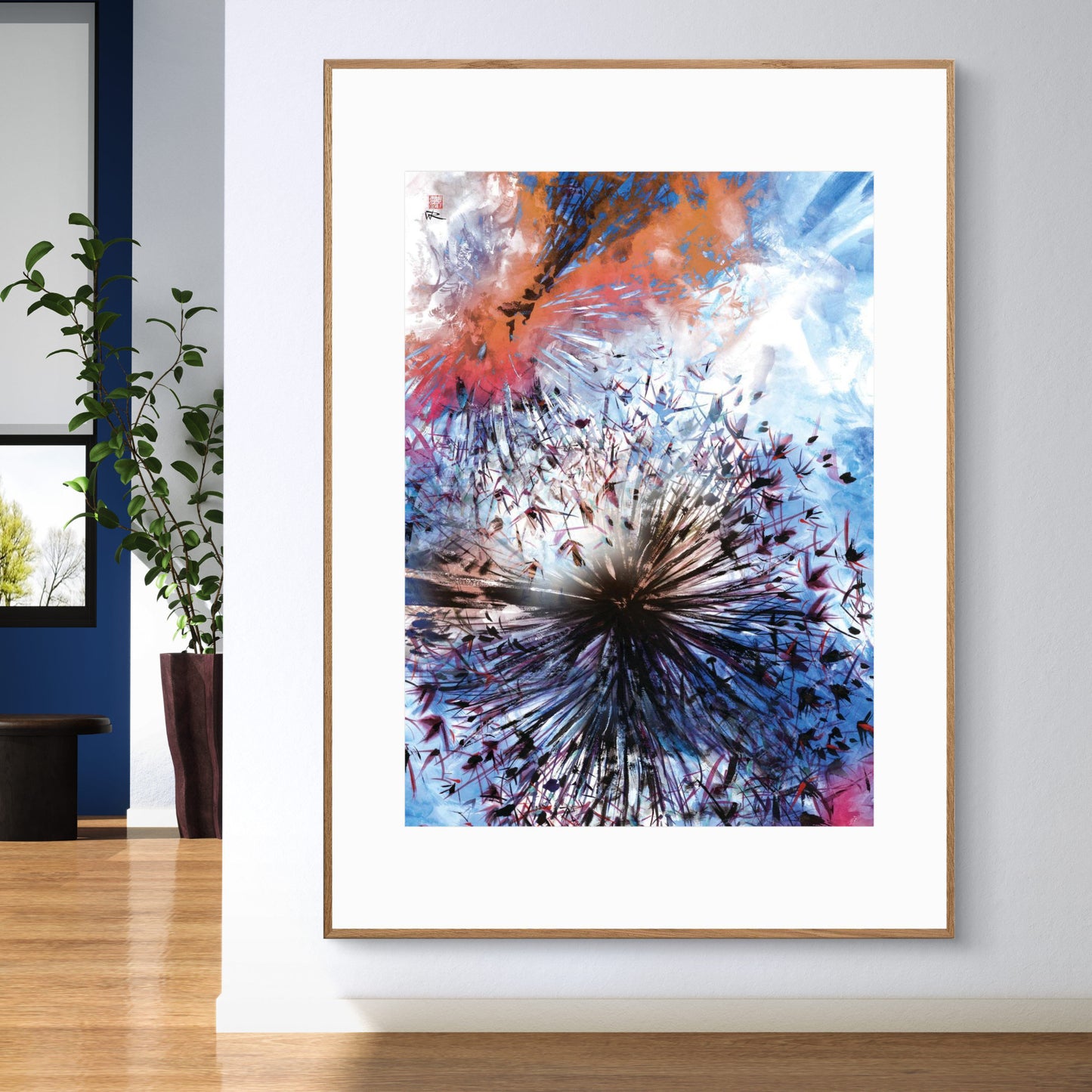 Allium abstract explosion 1 - Print on fine art paper
