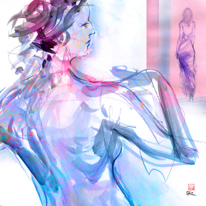 Allium figure 2 - Canvas print