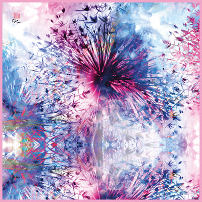 Allium pink sunshine - Scarf - 90 x 90 cm