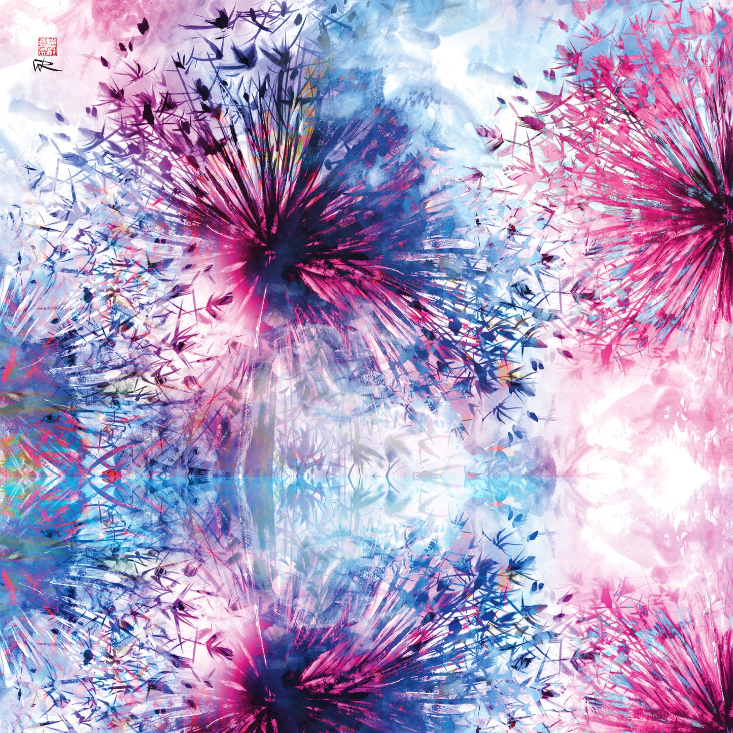 Allium pink sunshine - Print on fine art paper