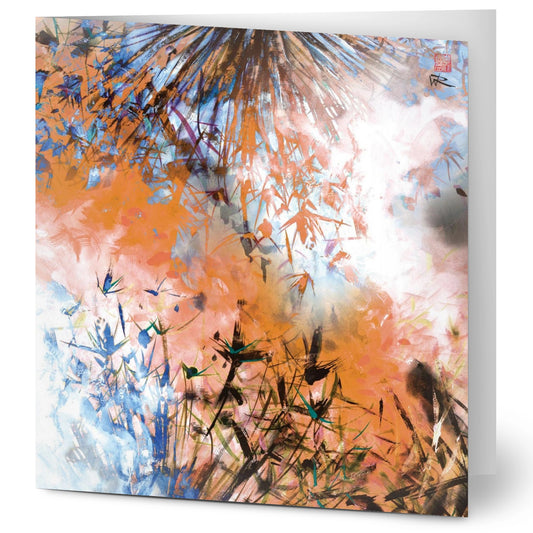 Allium abstract explosion 2 - Pack of 10 greeting cards