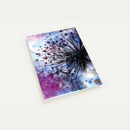 Allium pink sunshine - Pack of 10 greeting cards