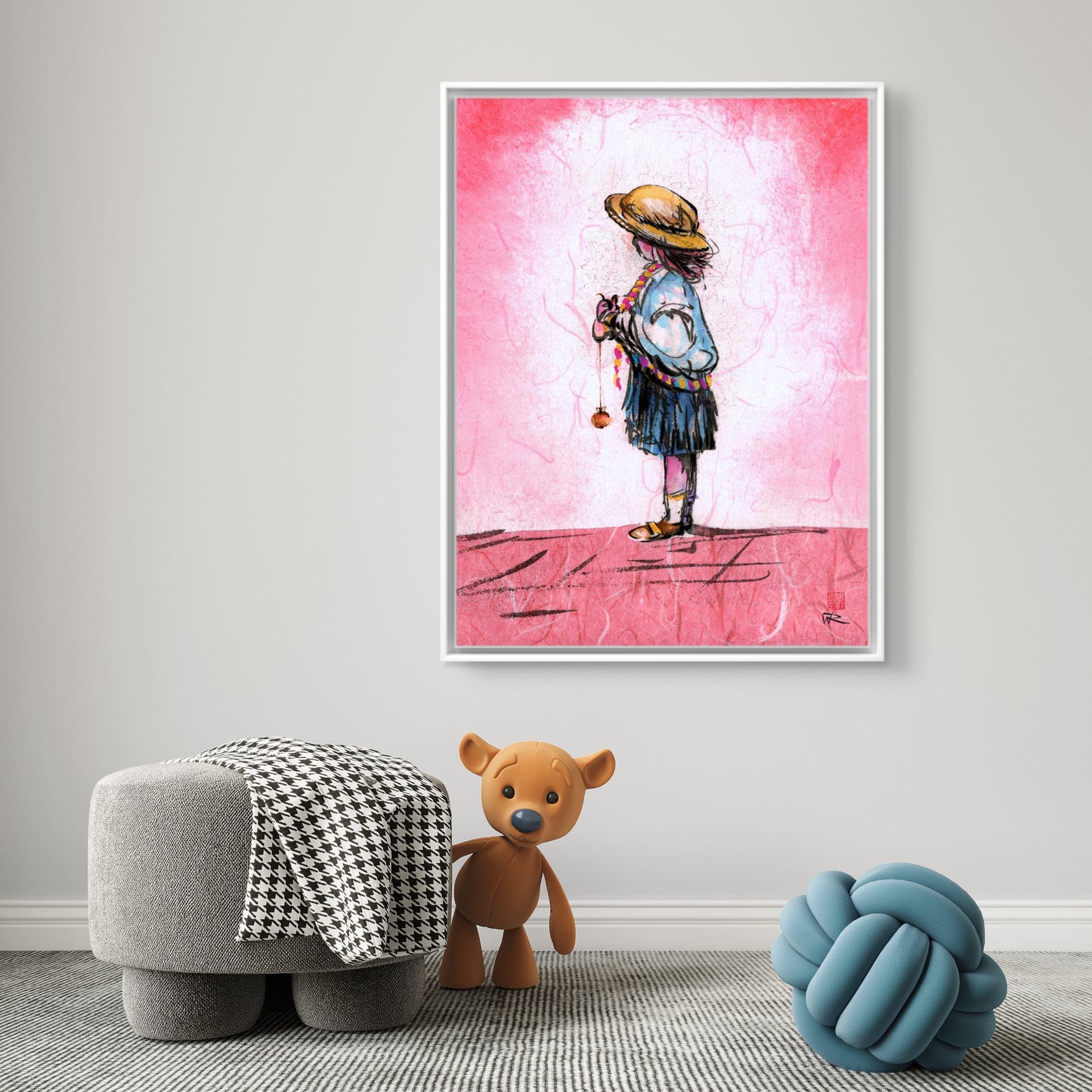 Anyone for conkers - Canvas print
