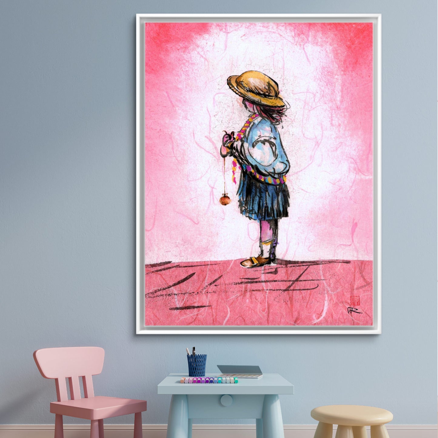 Anyone for conkers - Canvas print