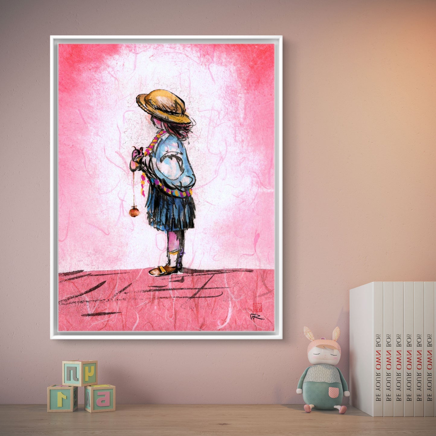 Anyone for conkers - Canvas print