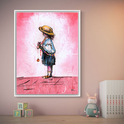 Anyone for conkers - Canvas print