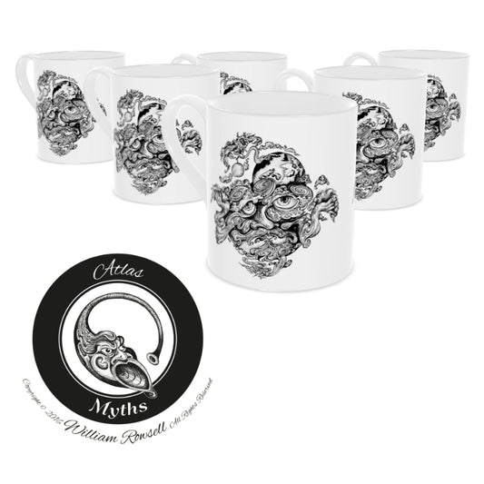 Atlas - Bone china mug 6 pack