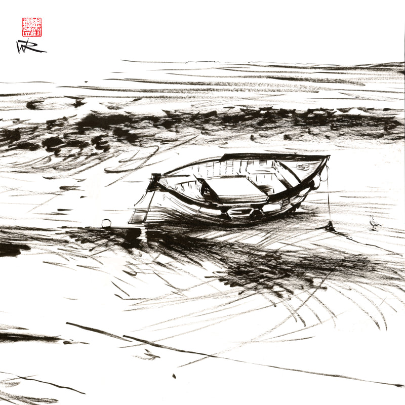 Von Morston hinunter zum Meer – Papierdruck