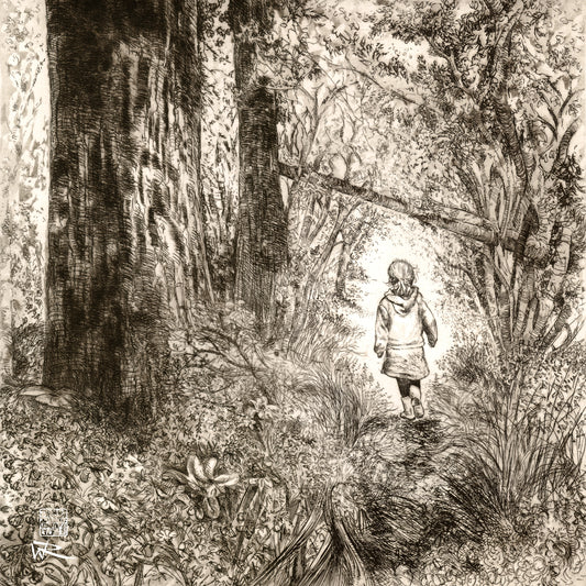 Bluebell wood edition 2 - Sepia - Papierdruck