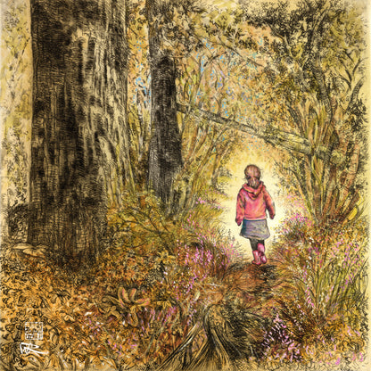 Bluebell wood edition 3 - Autumn - Print on fine art paper