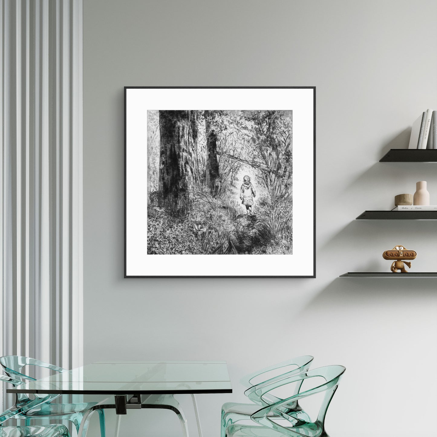 Bluebell wood edition 1 - Monochrome - Print on fine art paper