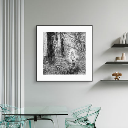 Bluebell wood edition 1 - Monochrome - Print on fine art paper