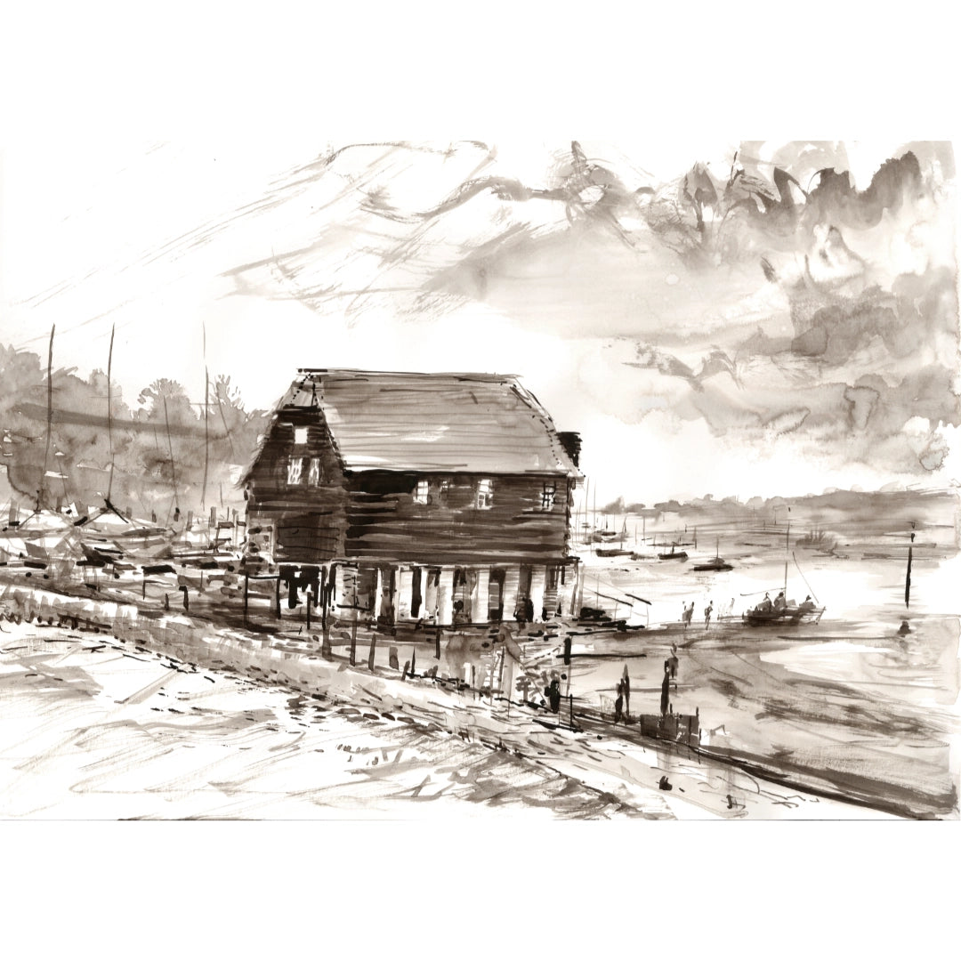 Bosham boathouse - Pack of 10 Post Cards