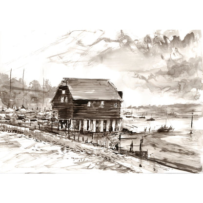 Bosham boathouse - Pack of 10 Post Cards