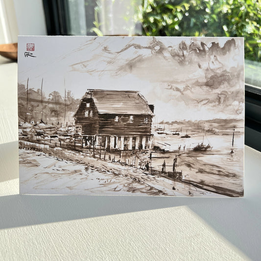 Bosham boathouse - Pack of 10 Greeting Cards