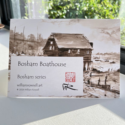 Bosham boathouse - Pack of 10 Greeting Cards