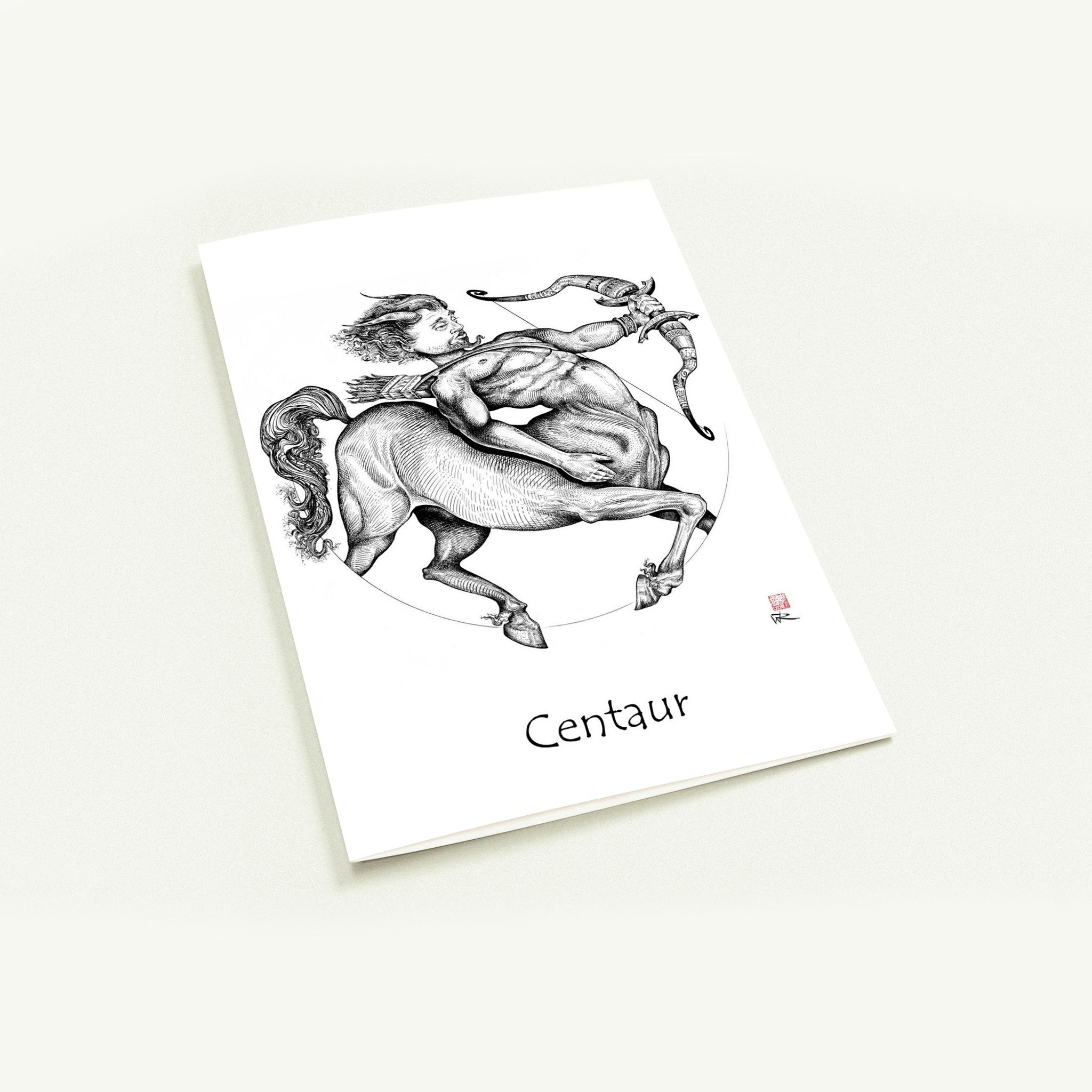 Centaur - Myths pack of 10 Greeting Cards – William Rowsell Fine Art
