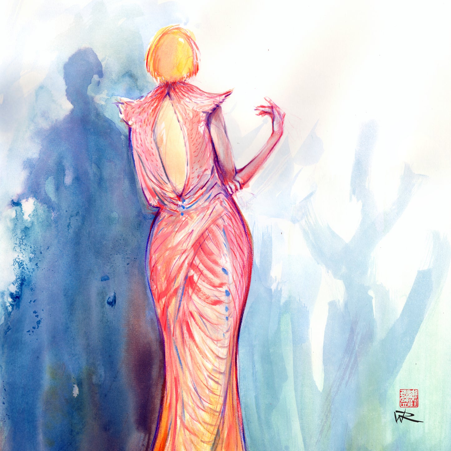 Chrysalis fashion - Paper print