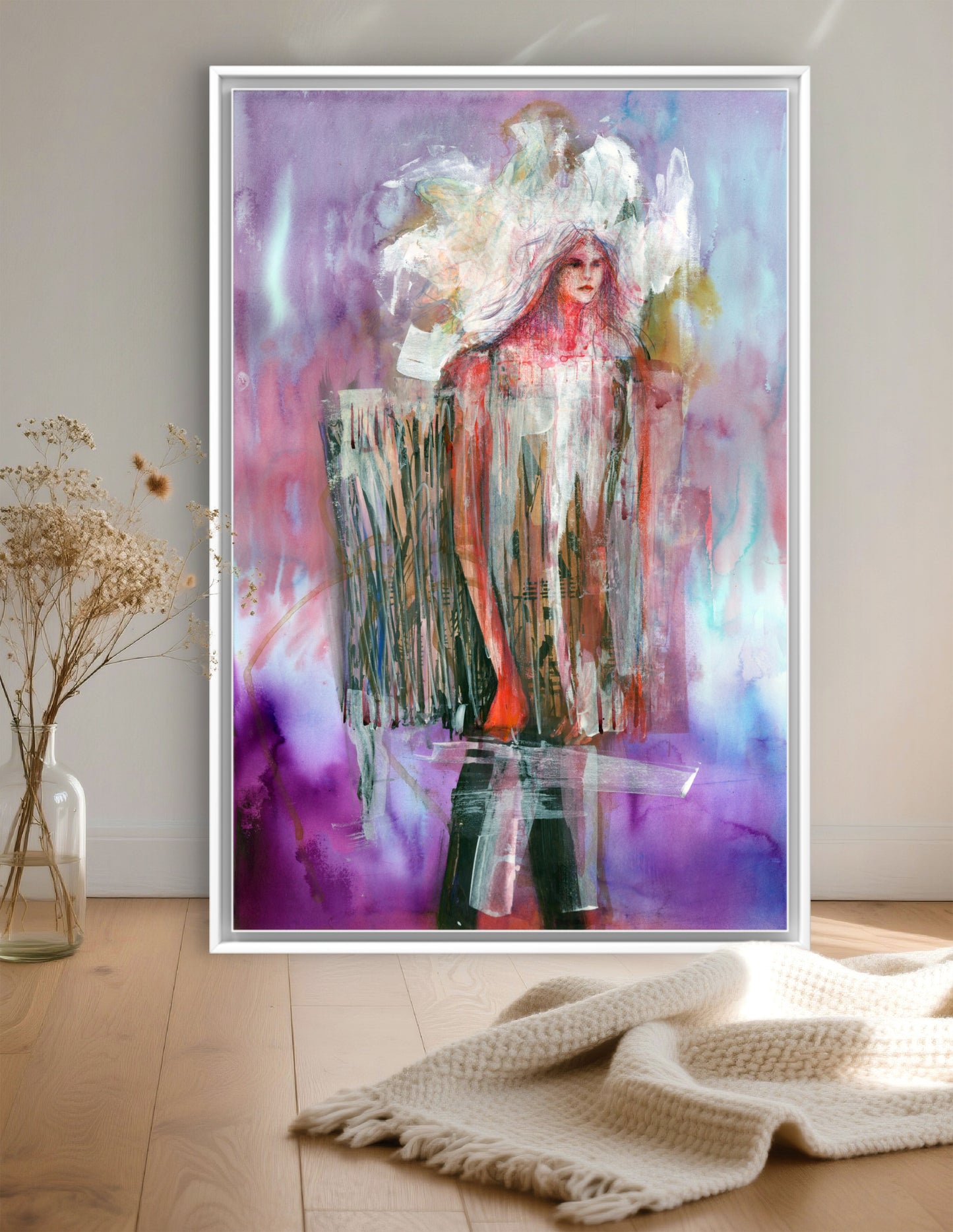 Concertina dress - Paper print