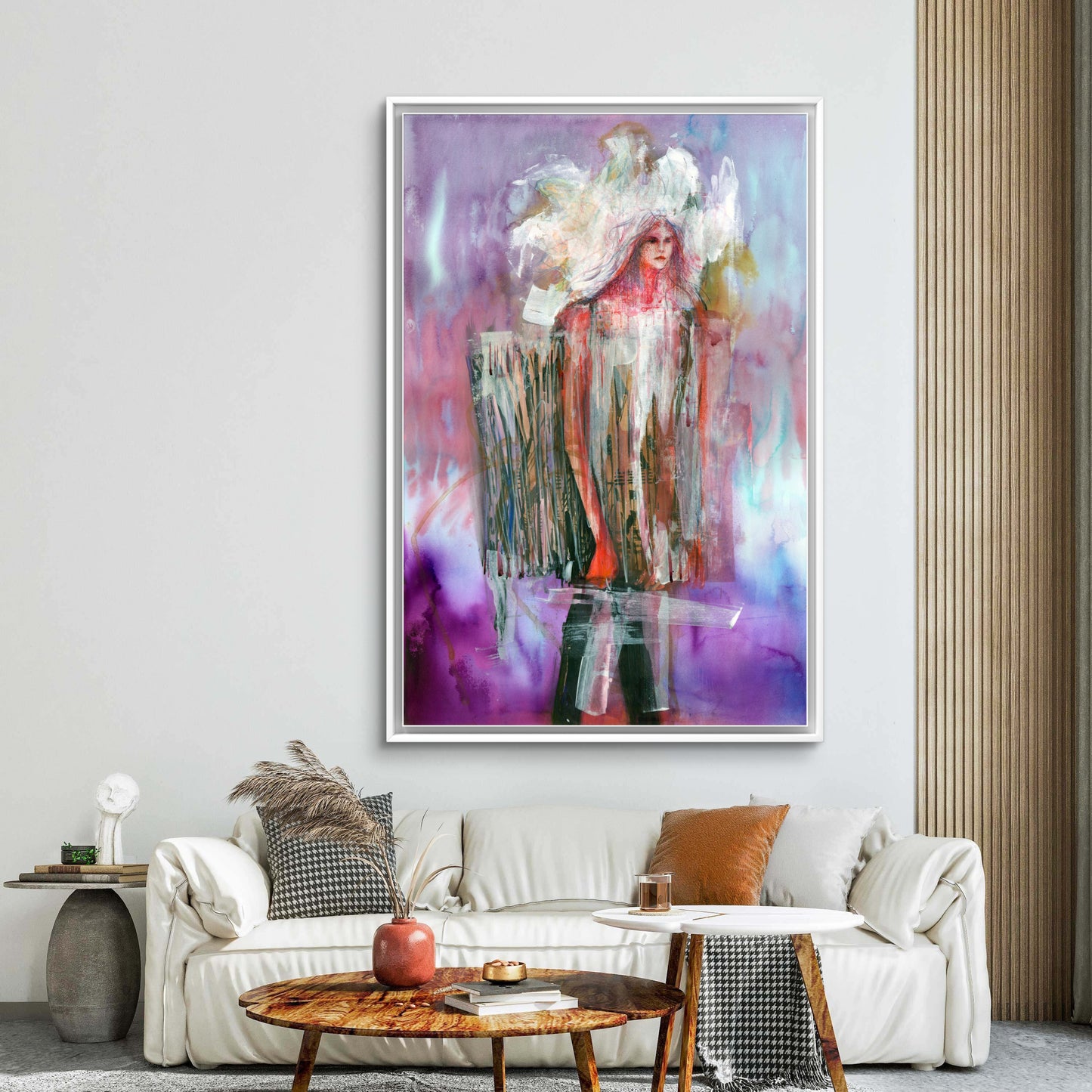 Concertina dress - Paper print