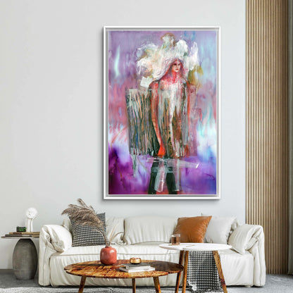 Concertina dress - Paper print