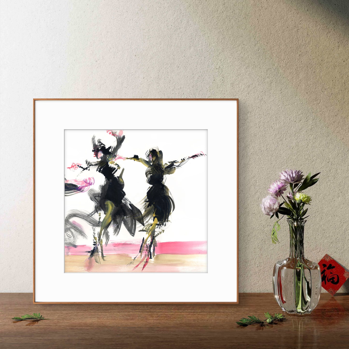 Dance of the snowflake - Print on fine art paper
