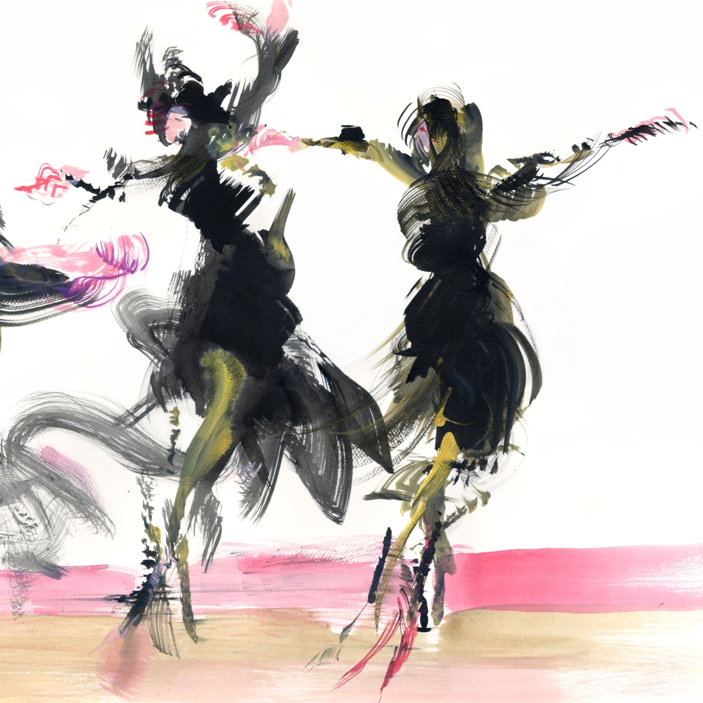 Dance of the snowflake - Print on fine art paper