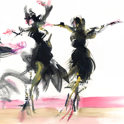 Dance of the snowflake - Print on fine art paper