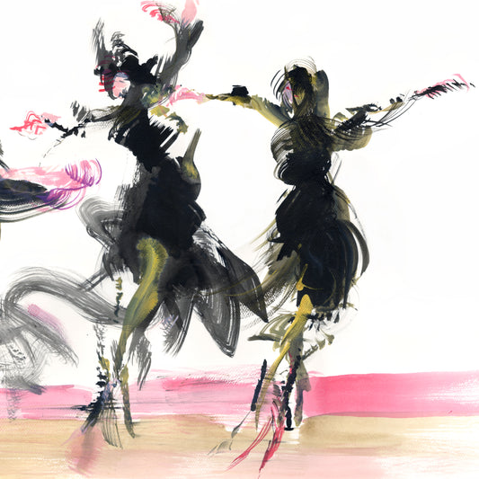 Dance of the snowflake - Print on fine art paper