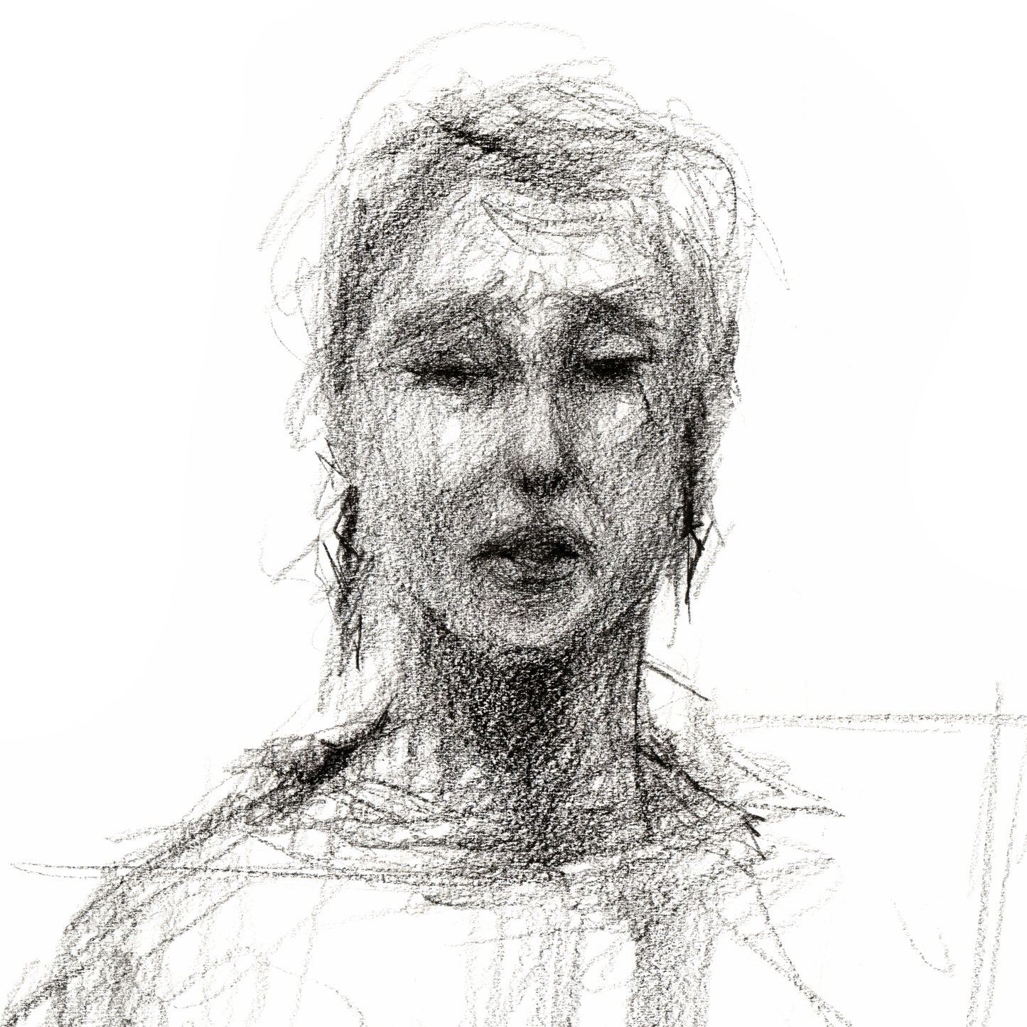 Clara Barbier Serrano - Portrait - Original drawing